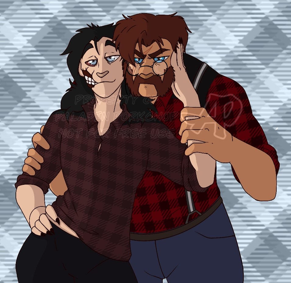 Thighs Up, x2 Characters, Shading